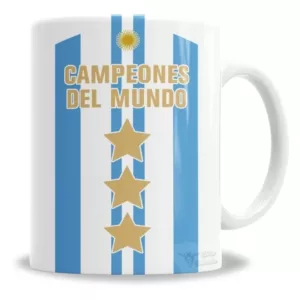 Qatar 2022 - Taza Argentina Campeones Del Mundo