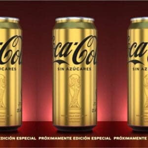 Coca Cola - Gaseosa Lata edición limitada copa mundial 2022 473ml - 3 Unidades
