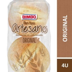 Bimbo - Pan de Hamburguesas Artesano - 240gr