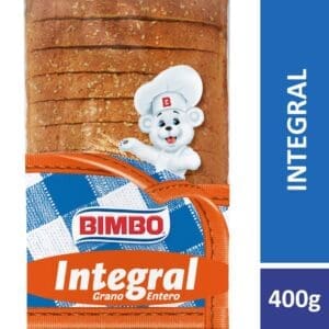 Bimbo - Pan en Rebanadas Integral grano Entero 400gr