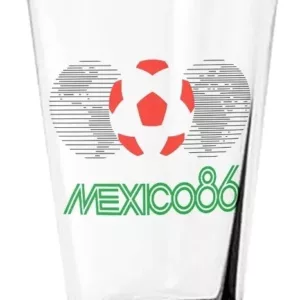 Vaso de Vidrio Retro - Mundial 86 Mexico