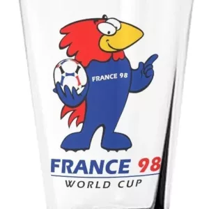 Vaso de Vidrio Retro - Mundial Francia 98