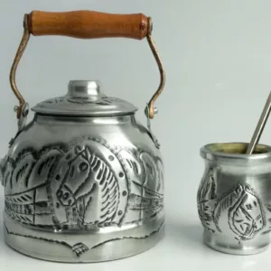 Pava + Mate + Bombilla - Caballo Labrada