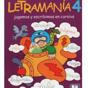 Libro - LetraManía 4 Jugamos y Escribimos en Cursiva