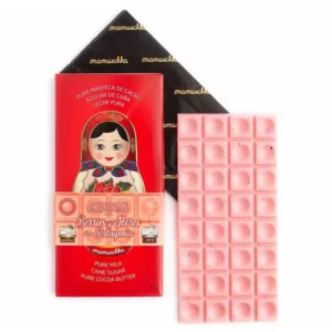 Mamuschka - Tableta de Chocolate Blanco con Infusión de Berries y Flores de la Patagonia 50gr