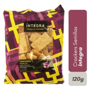 Integra - Galletitas Crackers Integra Semillas 120gr - 2 Unidades