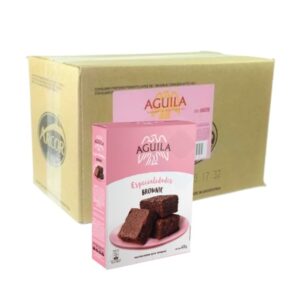 Aguila - Premezcla Brownie Sabor Chocolate 425gr - Caja 12 Unidades