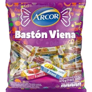 Arcor - Caramelos Bastón Viena 470gr
