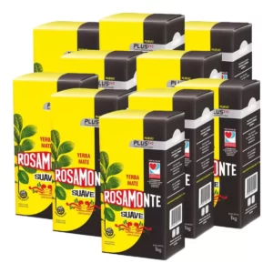 Rosamonte - Yerba Mate Suave Plus 1kg - 10 Unidades