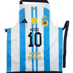 Delantal de Cocina Argentina Campeon Leo 10 Scaloneta