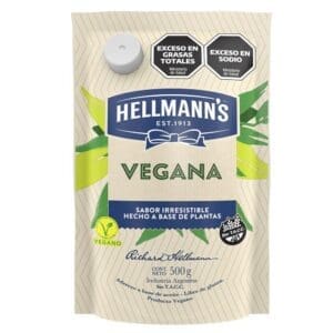 Hellmann´s - Mayonesa Vegana 500gr - 3 Unidades