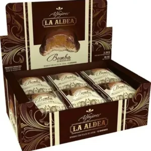 La Aldea - Alfajor Bomba Dulce de Leche - 12 Unidades