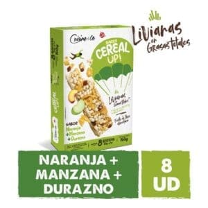 Cuisine & Co - Barritas de Cereal Naranja, Manzana y Durazno