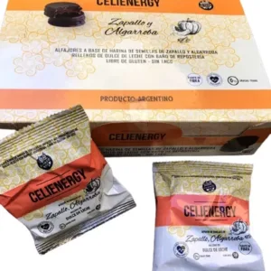 Celienergy - Alfajor de Zapallo y Algarroba Sin Tacc - 12 Unidades