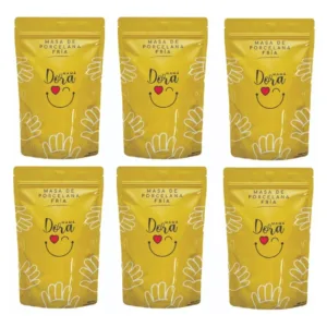 Mama Dora - Porcelana Fría Tradicional 6 Paquetes 500gr (3 Kilos) - Insumos de Porcelana Fría