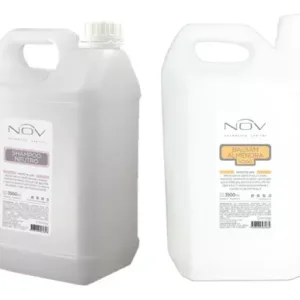 Nov - Kit Shampoo Neutro + Balsam Acondicionador Almendra Acido - 3900ml
