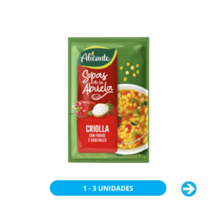 Alicante - Sopa Criolla con Fideos Vegetales 72gr