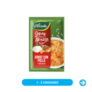 Alicante - Sopa Arroz con Pollo y Vegetales 63gr
