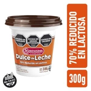 La Serenísima - Dulce de Leche Reducido en Lactosa 300gr