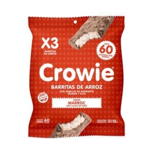 Crowie - Barrita de Arroz Sabor Marroc - 3 Unidades