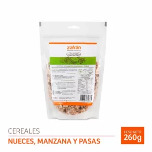 Zafran - Granola Nuez, Manzana y Pasas 260gr