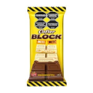 Cofler Block - Chocolate Mitad Blanco Mitad Negro 170gr