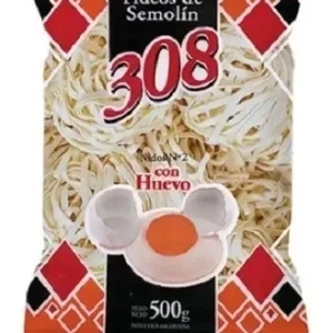 308 - Fideos Secos Nido Nº 2 Huevo 500gr - 2 Unidades