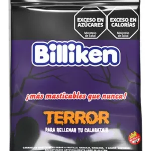 Billiken - Caramelos Surtidos Frutales Halloween Terror 150gr 4 Unidades