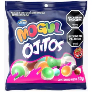 Arcor - Gomitas Mogul Halloween Ojitos 30gr - 12 Unidades