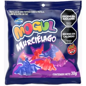 Arcor - Gomitas Mogul Halloween Murciélago 30gr - 12 Unidades
