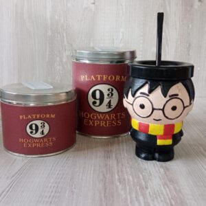 Set de Mate - Yerbera, Azucarera y Mate Harry Potter Hogwarts Express