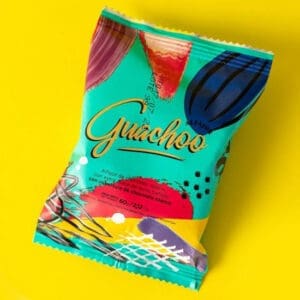 Guachoo - Alfajor de Chocolate Blanco con Extra Dulce de Leche - 12 Unidades