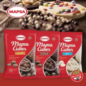 Mapsa - Chocolate Baño de Reposteria Leche Mapsa Cuber 10 500gr