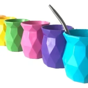 Pack 40 Mates Facetado Pleno C/ Bombilla Autolimpiante