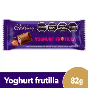 Cadbury - Chocolate Yoghurt Frutilla 82gr - 2 Unidades