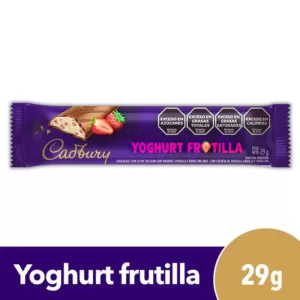 Cadbury - Chocolate Yoghurt Frutilla 29gr - 12 Unidades