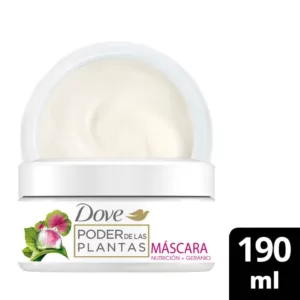 Dove - Máscara de Tratamiento Real Poder de las Plantas Nutrición + Geranio 190ml