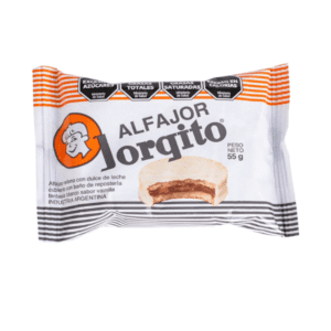 Jorgito - Alfajor de Chocolate Blanco con Dulce de Leche