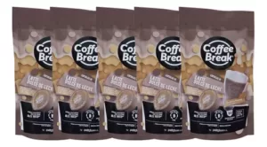 Coffee Break - Latte Dulce de Leche en 10 Cápsulas Pack - 5 Unidades (Compatible con Dolce Gusto)