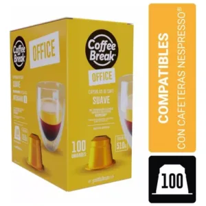Coffee Break - Suave Cápsulas - 100 Unidades (Compatible con Dolce Gusto)