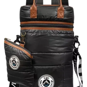 Mochila Matera T-go Yerbero - Bolso Matero Correa Porta Termo Color Negro