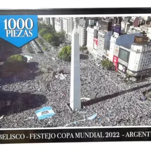 Rompecabezas 1000 Piezas - Obelisco Festejo Copa Mundial 2022