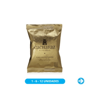 Cachafaz - Alfajor de Chocolate Negro con Dulce de Leche