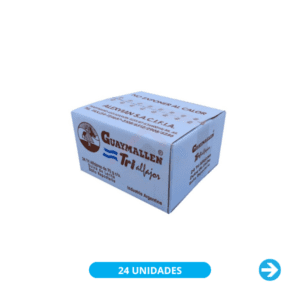 Alfajor de chocolate triple Guaymallén con Dulce de Leche 70gr (24 Unidades)