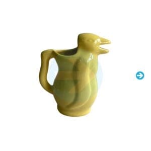 Jarra de Mesa Pingüino de Cerámica Amarillo
