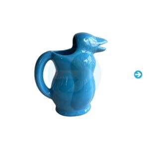 Jarra de Mesa Pingüino de Cerámica Azul