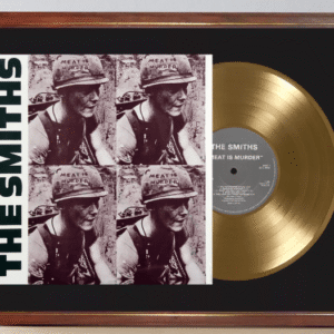 Cuadro The Smiths Meat Is Murder Tapa Lp Firmada Y Disco Oro (replica)