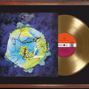 Cuadro Yes Fragile Tapa Lp Firmada Y Disco Oro (replica)