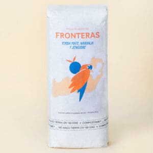 FRONTERAS YERBA MATE, JENGIBRE Y NARANJA 500GR