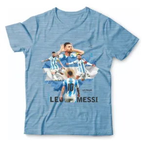 Remera Celeste Copa América 2024 Lionel Messi